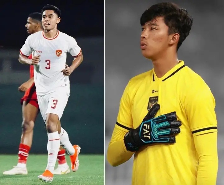 HARUMKAN INDONESIA—2 Anggota Polri Bripda Muhammad Ferrari dan Bripda Daffa Fasya Sumawijaya yang tergabung dalam Timnas U-23  berhasil mengharumkan nama Indonesia setelah berhasil melaju ke babak semifinal Piala Asia AFC.