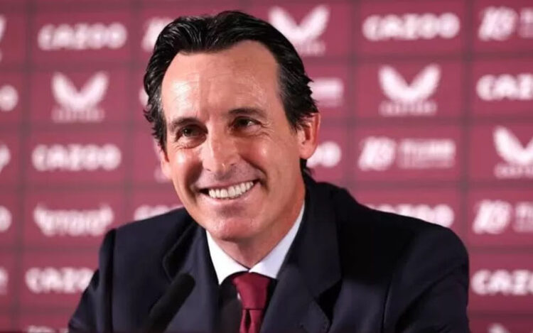 PERPANJANG KONTRAK— Pelatih Aston Villa, Unai Emery, sepakat untuk memperpanjang kontrak dengan klub asuhannya hingga 2027.