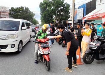 PT Menara Agung Berbagi Berkah Ramadhan Lewat Honda Community Bikers Soleh
