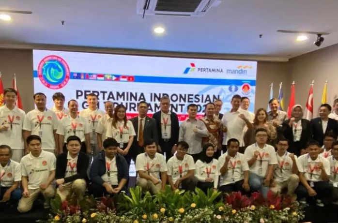 Turnamen Pertamina Indonesian GM Tournament 2024, 14 Pecatur Indonesia Tampil di Kategori GM dan MI 1 TURNAMEN CATUR— Ketua Umum PB Percasi GM Utut Adianto buka turnamen catur Pertamina Indonesian GM Tournament 2024, Rabu (23/4) siang.