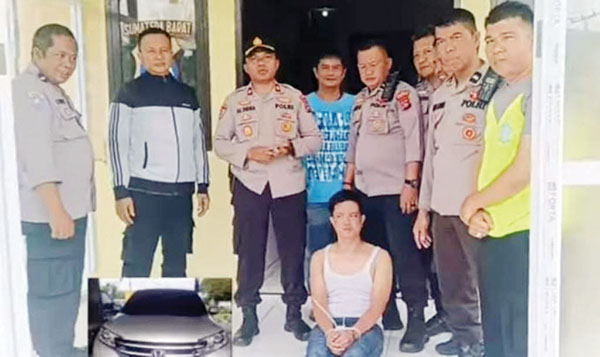 Pura-pura Beli lalu Test Drive, Bandit Bersajam Bawa Kabur Mobil 1 LARIKAN MOBIL— Pelaku IM (35) yang nekat membawa
kabur mobil orang lain ditangkap jajaran Polsek Bungus
Teluk Kabung.