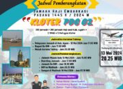 393 CHJ Agam Bertolak ke Madinah Hari Ini