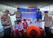 Disulap Menjadi Kapal Pintar, Siswa SD di TPI Tarusan, Pessel Belajar diatas Kapal Patroli