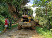 Alat Berat Siap Tempur, Jalan di Bomas dan Koto Baru Sudah Bisa Dilalui