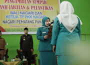PAW Ketua TP PKK Nagari Pematang Panjang Resmi Dilantik