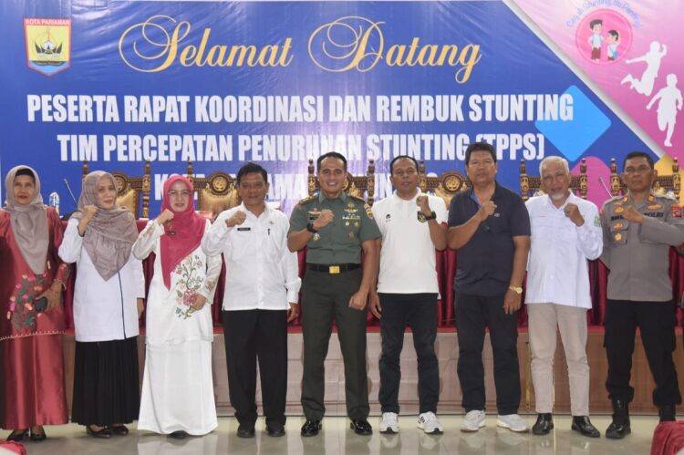 RAKOR—Pemerintah Kota Pariaman usai gelar Rapat Koordinasi (Rakor) dan rembuka stunting Tim Percepatan Penurunan Stunting (TPPS) Kota Pariaman tahun 2024.