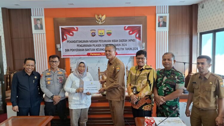 Pj Wako Roberia Tanda Tangani NPHD Pengamanan Pilkada Serentak 2024 1 TERIMA—Pj Walikota Roberia tanda tangani NPHD Pengamanan Pilkada Serentak 2024
