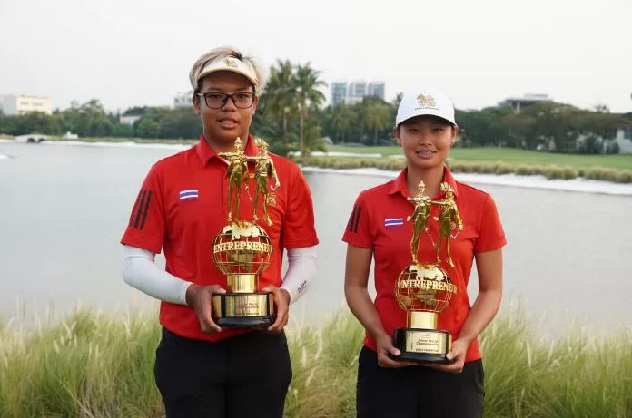 WINNERS— 2023 MCGJWC Winners Parin Sarasmut dan Suvichaya Vinijchaitham.