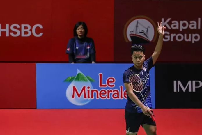 ANDALAN— Pemain bulu tangkis tunggal putra andalan Indonesia Anthony Sinisuka Ginting.
