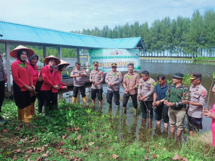 Kapolres Pessel Bersama Forkompinca Sutera Tanam 1000 Batang Mangrove 1 87f79a2f 44a5 41e1 8e7f e15895fd7b73