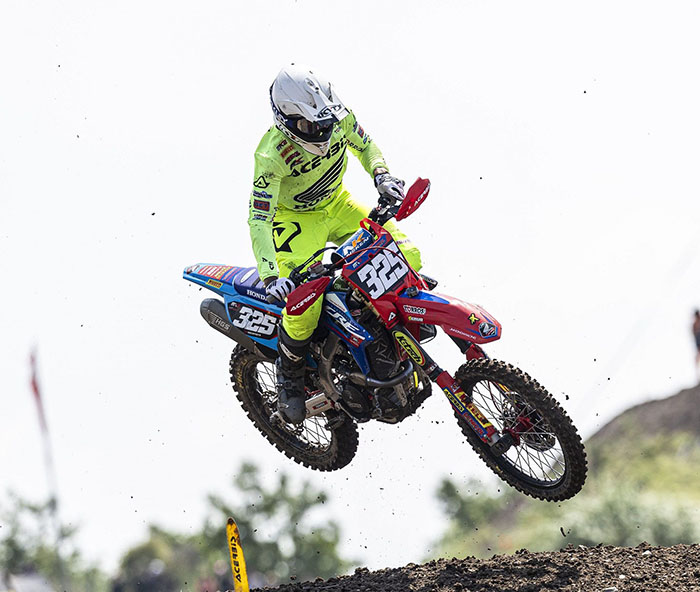BALAP—Crosser Astra Honda Motor, Delvintor Alvarizi di laga motocross bergengsi FIM Motocross World Championship (MXGP) kelas MX2.