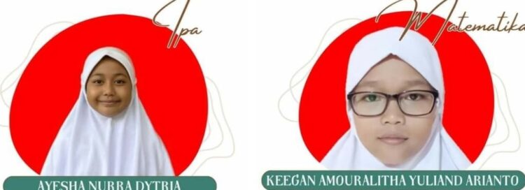 SDIT Alam Talago Ukir Prestasi di OSN 1 LOLOS—Kedua siswa SDIT Alam Talago yang lolos seleksi OSN