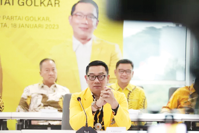 Usung Ridwan Kamil di Pilgub Jakarta, Gerindra Yakin Golkar Beri Restu 1 DUKUNGAN— Ridwan Kamil mendapat dukungan dario Partai Gerindra untuk maju di Pilkada Jakarta.