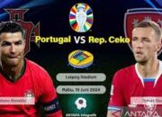 Portugal vs Ceko: Selecao Lebih Diunggulkan