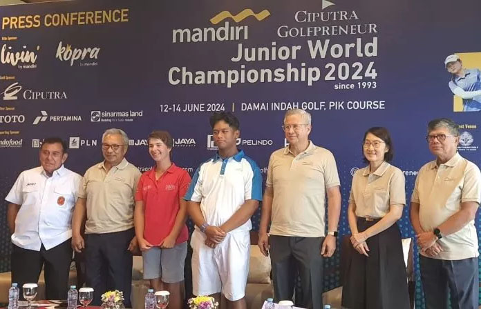 EVENT GOLF— Mandiri Ciputra Golfpreneur Junior World Championship 2024, event untuk para pegolf muda kembali dihadirkan.