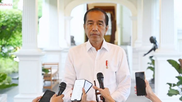 Presiden Jokowi Minta Masyarakat Hindari Judi 1 BERI PERNYATAAN— Presiden Jokowi memberikan pernyataan terkait maraknya perjudian online.