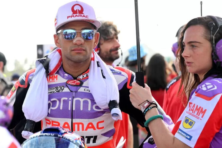 PEMBALAP— Pembalap Prima Pramac Racing Jorge Martin resmi pindah ke Aprilia Racing pada MotoGP musim depan atau musim 2025.