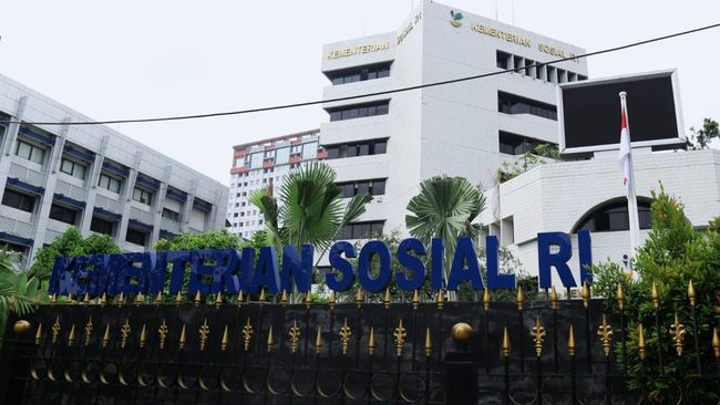 ILUSTRASI— Gedung Kementerian Sosial.