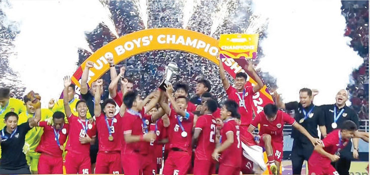 Taklukkan Thailand 1-0, Indonesia Juara Piala AFF U-19 2024 1 02 BOLA