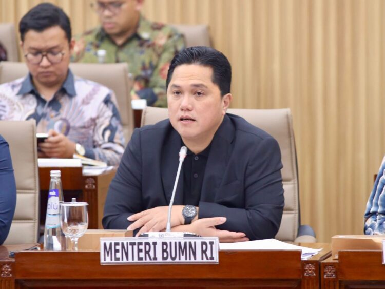 RAKER-- Komisi VI DPR RI dalam agenda Rapat Kerja bersama Menteri BUMN, Rabu (10/7), menyetujui usulan Penyertaan Modal Negara (PMN) di tahun 2025 untuk PT PLN (Persero) sebesar Rp3 triliun.