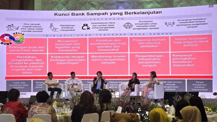Dari Masalah menjadi Sumber Daya Ekonomi dan Sosial, CCEP Indonesia Sukses Ubah Paradigma Sampah 1 RAKORNAS— Direktur Public Affairs, Communications, and Sustainability CCEP Indonesia Lucia Karina hadir dalam Rakornas Bank Sampah 2024 di Kementerian LHK RI, Rabu (3/7).