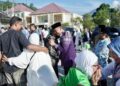 Kedatangan Jamaah Haji Padang Panjang Disambut Haru dan Tangisan