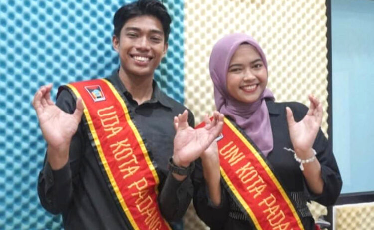 UDA UNI DUTA WISATA— Uni dan Uda Duta Wisata Kota Padang 2024, Dila Sofira dan Ahmad Arif Maulana, siap mempromosikan wisata Kota Padang di media sosial dan berkolaborasi dengan semua pihak untuk kemajuan pariwisata di Kota Padang.