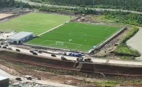 Erick Thohir Sebut Training Centre Timnas Indonesia di IKN akan Selesai Sesuai Jadwal 1 training center spak bola--Tangkapan layar video fasilitas training center spak bola yang dibangun di Ibu Kota Nusantara (IKN).