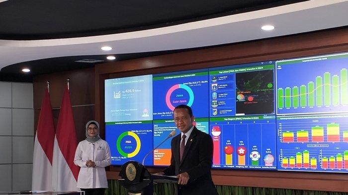 Kuartal II-2024, Realisasi Investasi Tercatat Rp 428,4 Triliun 1 realisasi investasi-- Kementerian Investasi/Badan Koordinasi Penanaman Modal (BKPM) mencatat realisasi investasi pada kuartal II-2024 sebesar Rp 428,4 triliun.