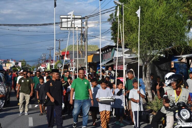 Prosesi Pesta Budaya Tabuik 2024, HUT Kota Pariaman ke 22 Bertepatan Menyambut Tahun Baru Islam 1 AMBIAK TANAH— Prosesi maambiak tanah sudah dimulai dalam Pesta Budaya Tabuik 2024.