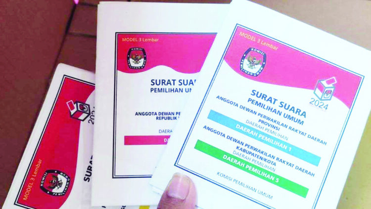 KPU Pasang Mikroteks Cegah Pemalsuan Surat Suara Pilkada 1 ILUSTRASI— Surat suara.