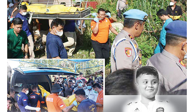 Kasus Kematian Afif Maulana, Ombusdman Pastikan Kawal hingga Tuntas, Hasil Autopsi Ulang akan Menjawab Keraguan Masyarakat 1 EKSHUMASI—
Tim ahli forensik melakukan pembongkaran makam
Afif Maulana di TPU Tanah Sirah, Kelurahan Tanah Sirah Piai Nan XX, Kecamatan Lubuk Begalung, Kota Padang pada Kamis pagi (8/8)