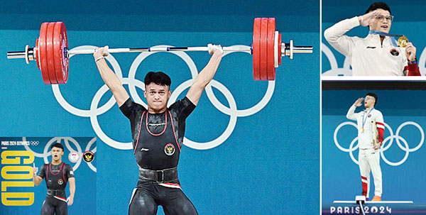 Merah Putih Berkibar lagi di Olimpiade Paris 2024, Rizki Juniansyah Raih Emas Kedua Indonesia 1 sumbang emas— Lifter Indonesia Rizki Juniansyah berhasil menyumbang medali emas kedua untuk Indonesia
di Olimpiade Paris 2024. Pada persaingan di South Arena Paris 6, Prancis, Kamis (8/8).