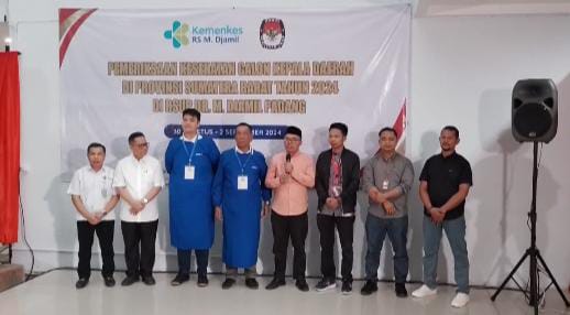 Bapaslon Bupati Rusma Yul Anwar - Nasta Oktavian Lakukan Cek Kesehatan di RS. M. Jamil Padang 1 8bceb433 8a2c 48d7 b7e7 8ffb62158842