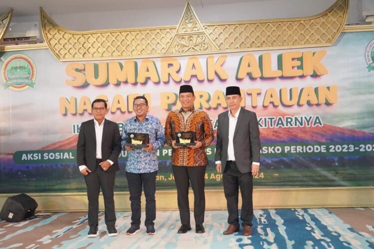 Bupati Eka Putra Hadiri Pengukuhan IKAPPABASKO dan Aksi Sosial