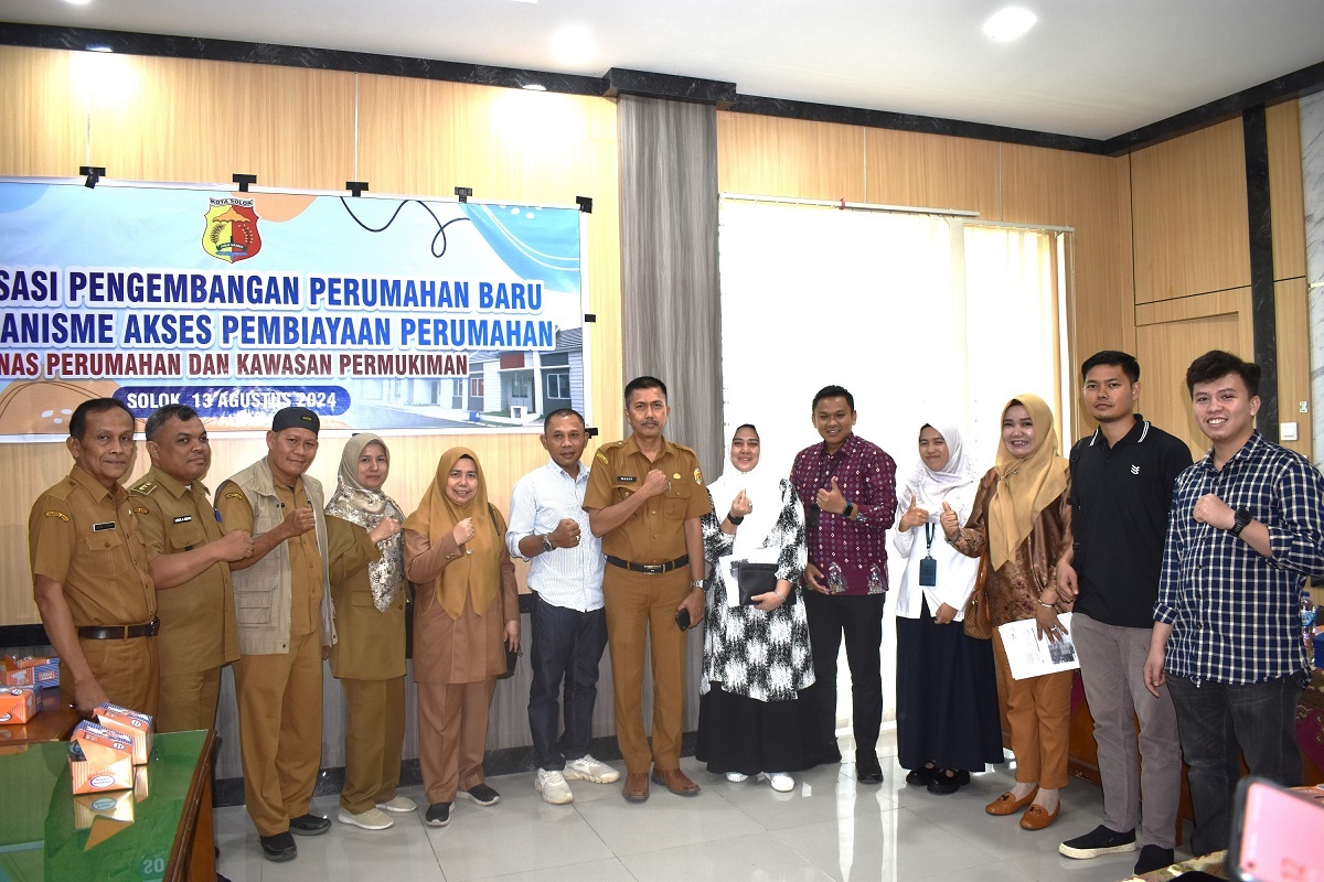Dinas Perumahan dan Kawasan Permukiman Kota Solok mengadakan sosialisasi terkait