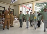 Meriahkan HUT RI, Sekda Lepas Peserta Gerak Jalan Antarnagari