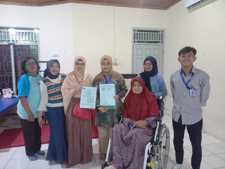 kerja sama—Universitas Mercubaktijaya Padang menjalin kerja sama dengan Yayasan Rumah Gadang Cerebral Palsy (Raga CP) Sumatera Barat (Sumbar) dalam pengembangan perawatan anak CP, Selasa (6/8).
