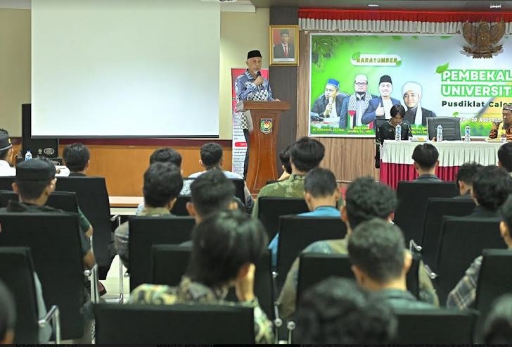 gubenrurb sumbar mahyeldi saat berikanj kata sambutan pada acara kemarin