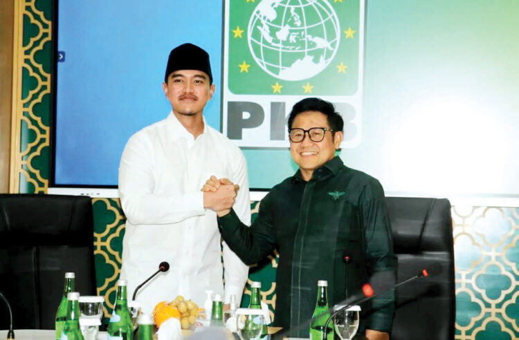 SILATURAHMI— Ketum PSI, Kaesang Pangarep melakukan kunjungan silaturahim ke Ketua Umum DPP PKB, Muhaimin Iskandar.