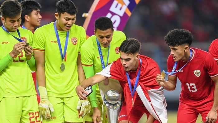 SELEBRASI— Timnas Indonesia saat juara Piala AFF U-19 2024.