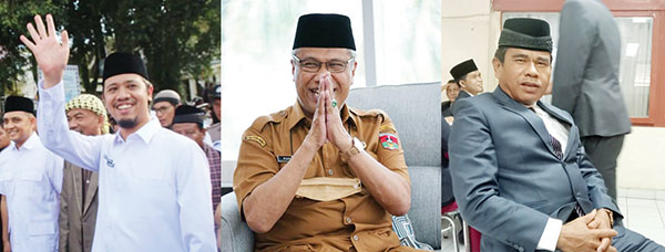 Peta Politik Bukittinggi Memanas, Wako, Wawako dan Sekda Berebut Kursi 1 Erman Safar, Marfendi dan Martias Wanto.