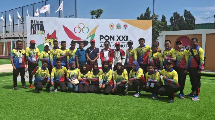 Sumbar Tambah Medali dari Cabor Gateball 1 TIM GATEBALL— Tim Gateball dari nomor beregu campuran Sumbar yang berlaga di ajang PON XXI Aceh-Sumut.