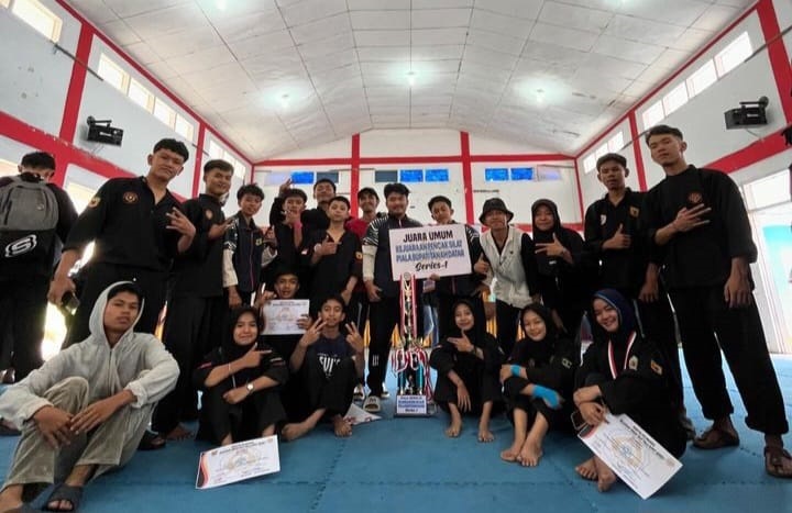 Kejuaraan Pencak Silat Piala Bupati, Perguruan Silat Taduang Bangkeh Raih Juara Umum 1 ABIE