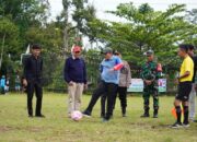 Diikuti 12 Tim se-Nagari Pagaruyung, Bupati Eka Putra Buka Open Turnamen Bola Kaki Cup ke IV