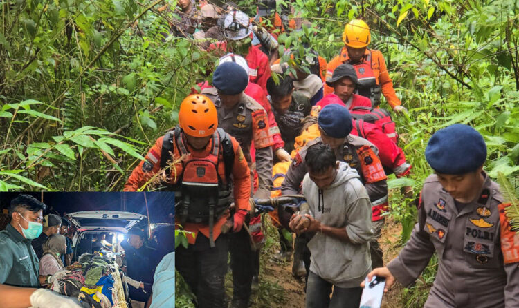 Tragedi Maut Tambang Emas Ilegal di Solok, Penambang yang Tewas Bertambah jadi 13 Orang, 12 Orang Luka-luka, Proses Evakuasi Selesai 1 EVAKUASI— Tim SAR gabungan melakukan evakuasi terhadap penambang yang tertimbun di tambang emas ilegal di Nagari Sungai Abu, Kecamatan Hiliran Gumanti, Kabupaten Solok.