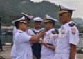 Dansatrol Pimpin Sertijab Komandan KRI KLB-826, Mayor Laut (P) Rohi King Dini Pegang Tampuk Pimpinan 10 Dansatrol Pimpin Sertijab Komandan KRI KLB-826, Mayor Laut (P) Rohi King Dini Pegang Tampuk Pimpinan