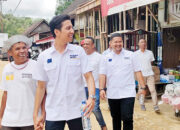 Kampanye Perdana di Talawi, Riyanda-Jefri Blusukan ke Pasar Desa Tumpuak Tangah dan Hadiri Acara Berkaur