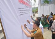 PJ Fauzan Hasan Ikuti Deklarasi Kampung Pengawas Pemilu Partisipatif