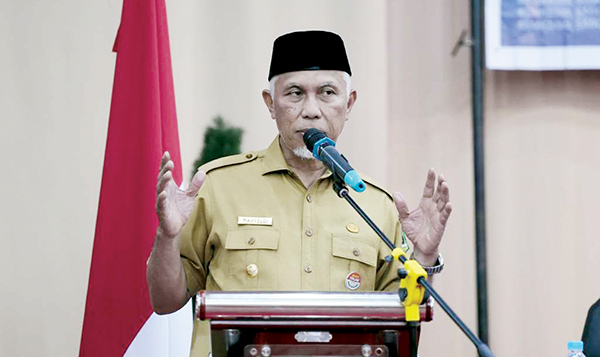 Gubernur Tegaskan Porprov Sumbar 2025 dan Persiapan PON 2028 Tetap Berjalan 1 Mahyeldi Ansharullah